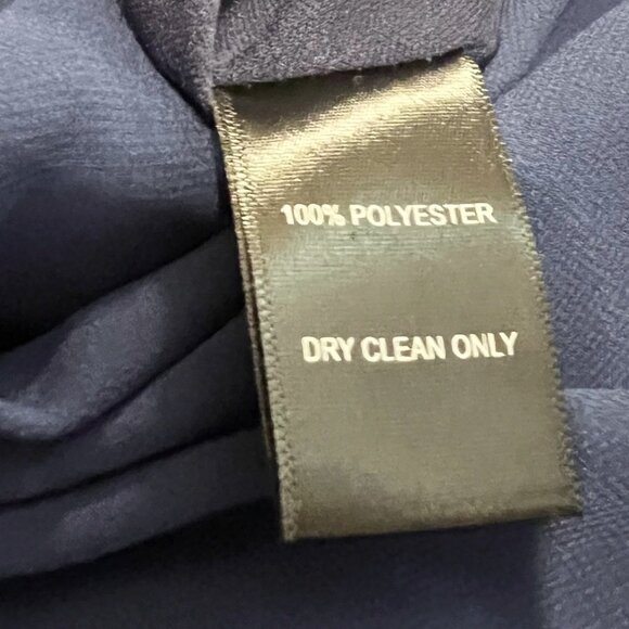 Lulus Formal Maxi Dress-NWT-Blue-Adjust. Crisscross Strap back-Sz. Med.-Lined - Picture 16 of 16